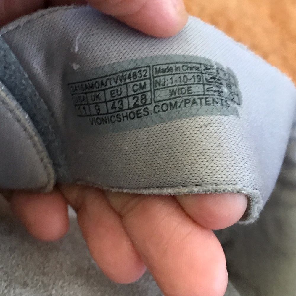 Vionic Samoa Gray Metallic Silver Adjustable Stra… - image 6